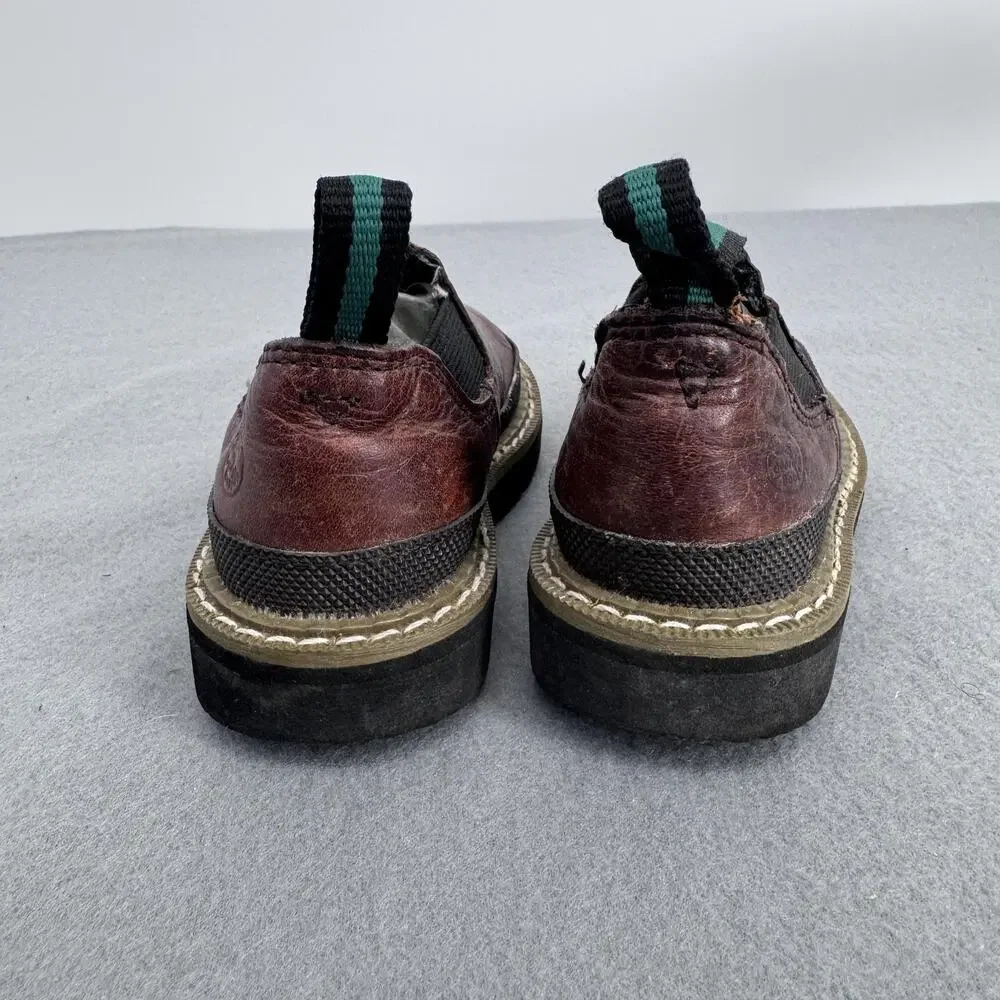 Georgia Giant Romeo Shoes Kids Size 5 Toddler Brown Leather‎ Slip on Casual GR14